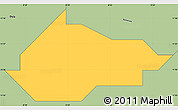 Savanna Style Simple Map of Kano