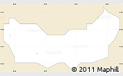 Classic Style Simple Map of Kumbotso, single color outside