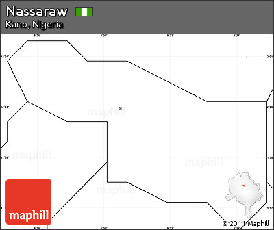 Blank Simple Map of Nassaraw, no labels