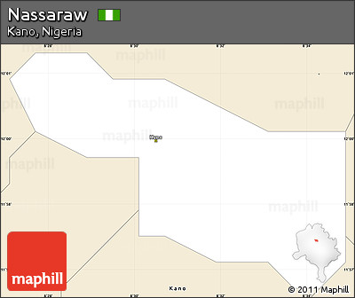 Classic Style Simple Map of Nassaraw