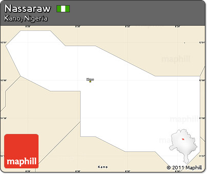 Classic Style Simple Map of Nassaraw