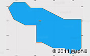 Political Simple Map of Nassaraw, cropped outside