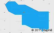 Political Simple Map of Nassaraw, single color outside