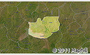 Satellite 3D Map of Rano, darken