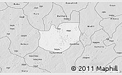 Silver Style 3D Map of Rano