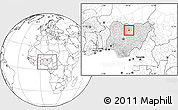 Blank Location Map of Rano, highlighted country, within the entire country