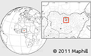 Blank Location Map of Rano, highlighted parent region