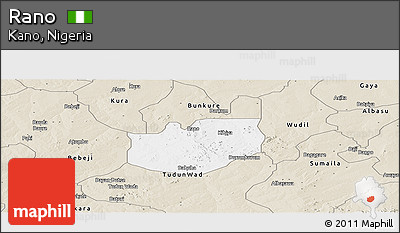 Classic Style Panoramic Map of Rano