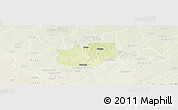 Physical Panoramic Map of Rano, lighten
