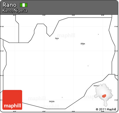 Blank Simple Map of Rano