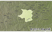 Physical 3D Map of RiminGad, darken