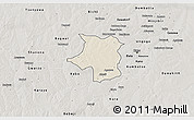Shaded Relief 3D Map of RiminGad, semi-desaturated