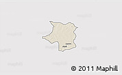 Shaded Relief 3D Map of RiminGad, single color outside