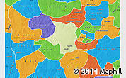 Physical Map of RiminGad, political outside