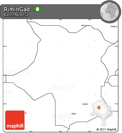 Blank Simple Map of RiminGad