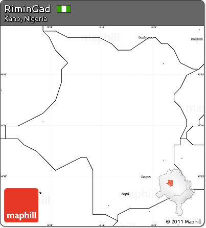 Blank Simple Map of RiminGad