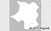 Gray Simple Map of RiminGad, cropped outside