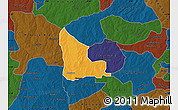Political Map of Shanono, darken