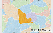 Political Map of Shanono, lighten