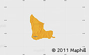 Political Map of Shanono, single color outside