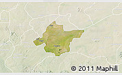 Satellite 3D Map of Takai, lighten