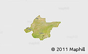 Satellite 3D Map of Takai, single color outside