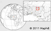 Blank Location Map of Takai, within the entire country