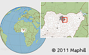 Savanna Style Location Map of Takai, highlighted country, highlighted parent region