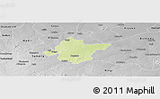 Physical Panoramic Map of Takai, desaturated