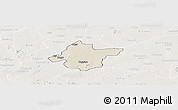 Shaded Relief Panoramic Map of Takai, lighten