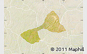 Satellite Map of Tsanyawa, lighten
