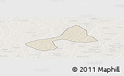 Shaded Relief Panoramic Map of Tsanyawa, lighten