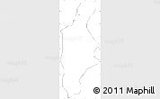 Blank Simple Map of Wudil, cropped outside