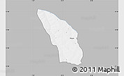 Gray Map of Daura, single color outside