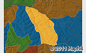 Political Map of Daura, darken
