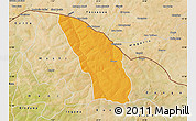 Political Map of Daura, satellite outside