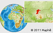 Physical Location Map of Katsina