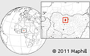 Blank Location Map of Malumfas