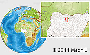 Physical Location Map of Malumfas, highlighted country