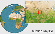 Satellite Location Map of Malumfas