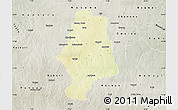 Physical Map of Malumfas, semi-desaturated