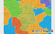 Satellite Map of Malumfas, political outside
