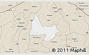 Classic Style 3D Map of Mani