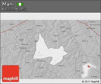 Gray 3D Map of Mani