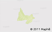 Physical 3D Map of Mani, cropped outside