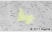 Physical 3D Map of Mani, desaturated