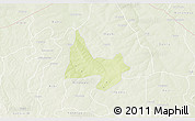 Physical 3D Map of Mani, lighten
