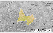 Satellite 3D Map of Mani, desaturated