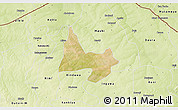 Satellite 3D Map of Mani, physical outside