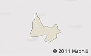 Shaded Relief 3D Map of Mani, cropped outside